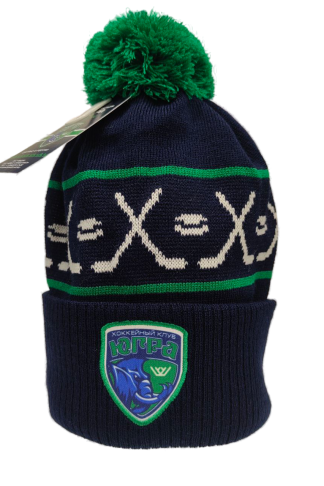 Шапка трикотажная вязаная