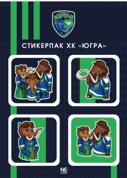 Набор объемных наклеек маскоты, 3х3 см, шт — изображение 2